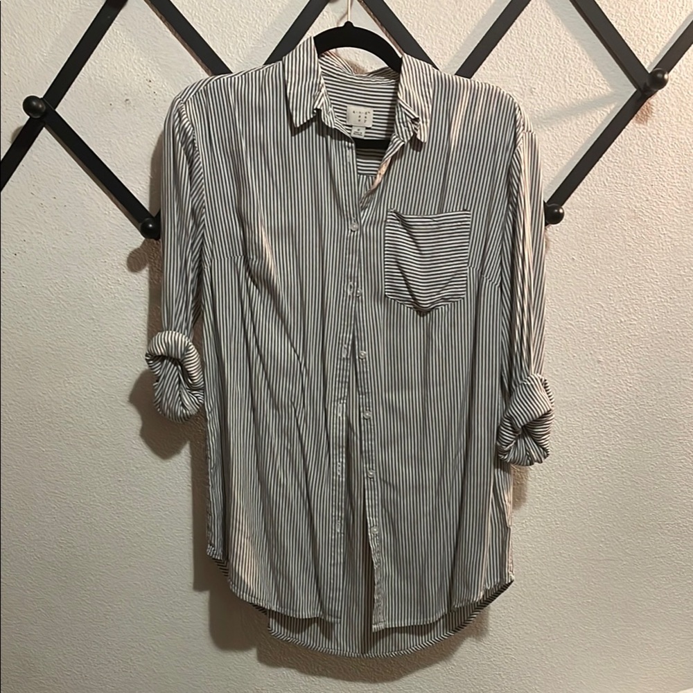 A new day button down